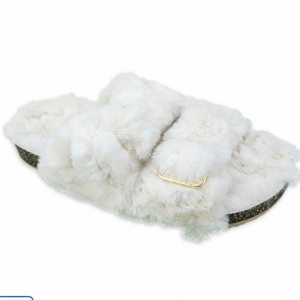 Secret Treasures Women's Fuzzy Soft Slipper Sandal Slide ‼️‼️